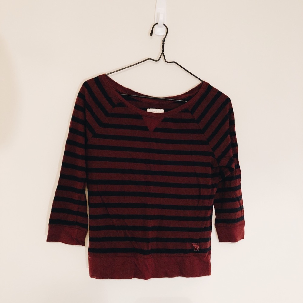 Striped Abercrombie kids shirt